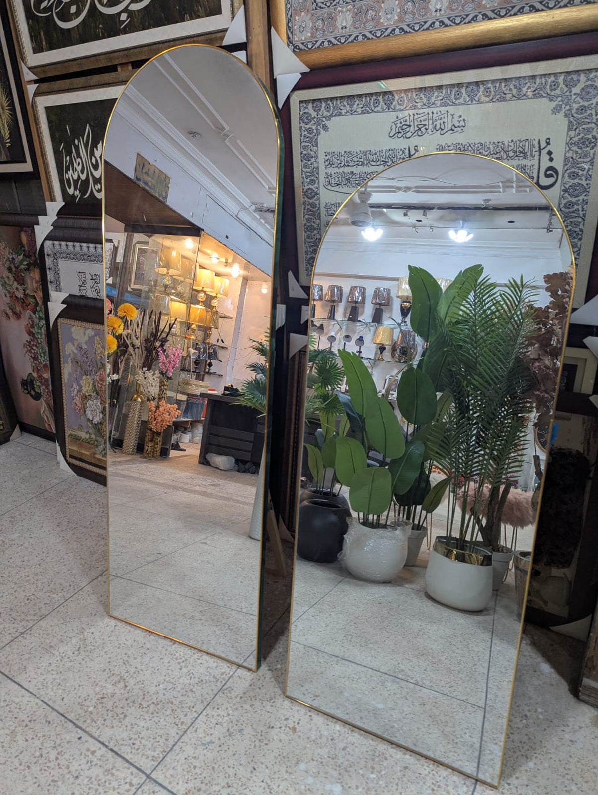 Full Length Floor Standing Mirror (Only Pickup Option from our shop Multan Cantt)